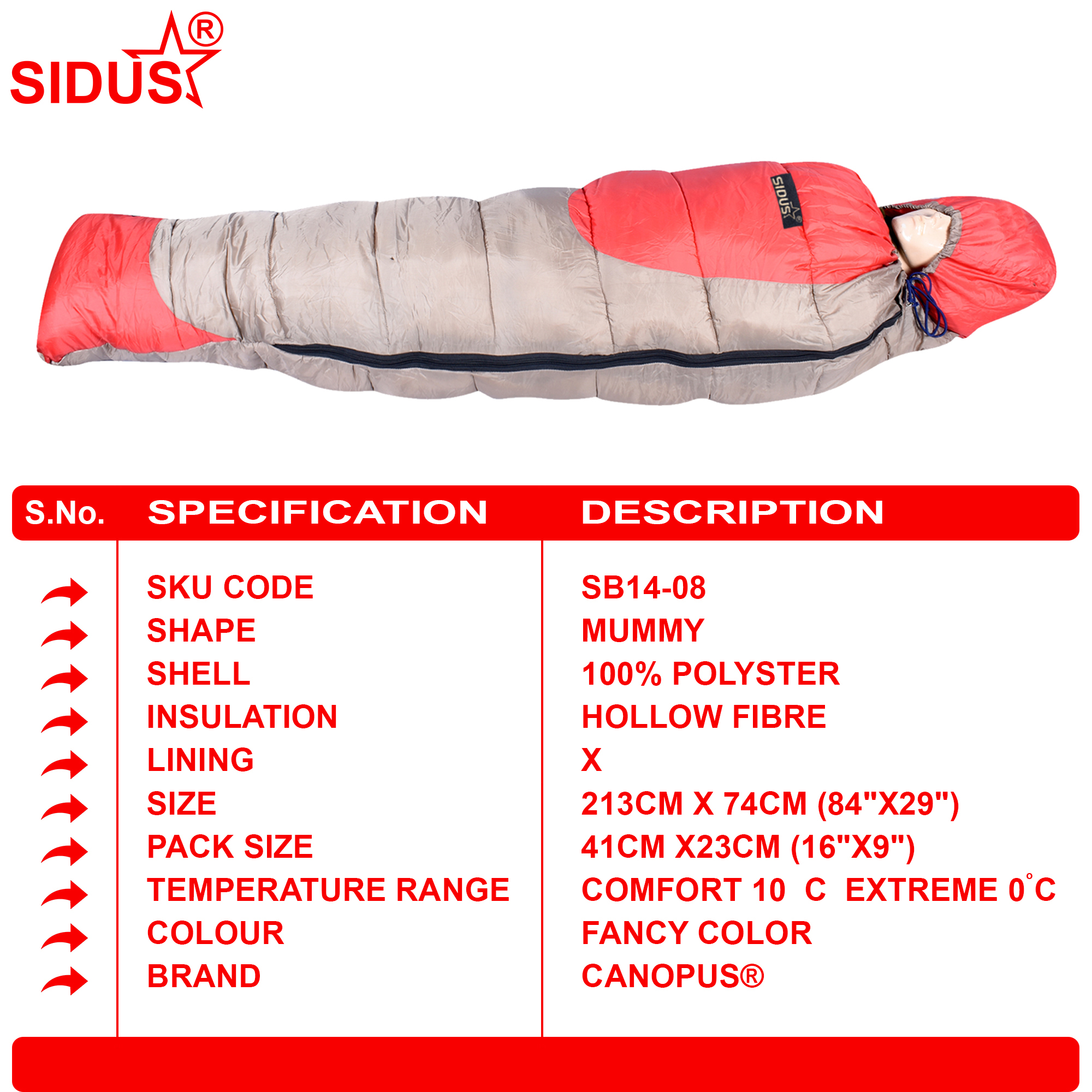 camping Sleeping Bag