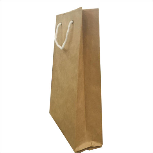 Disposable Kraft Brown Paper Gift Bag