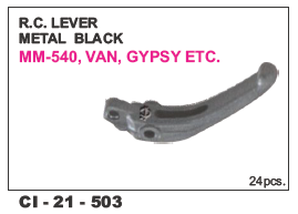 Rc Lever Metal Black Van , Gypsy