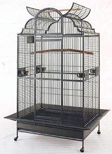 New Large Play Dome Top Wrought Iron Bird Cage