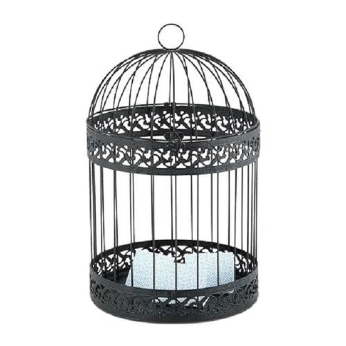 Dome Large Black White Metal Iron Bird Cages Houses