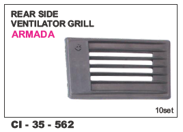 Rear Side Ventilator Grill Armada - Durable Plastic | Vehicle Type: 4 Wheeler, Warranty Included