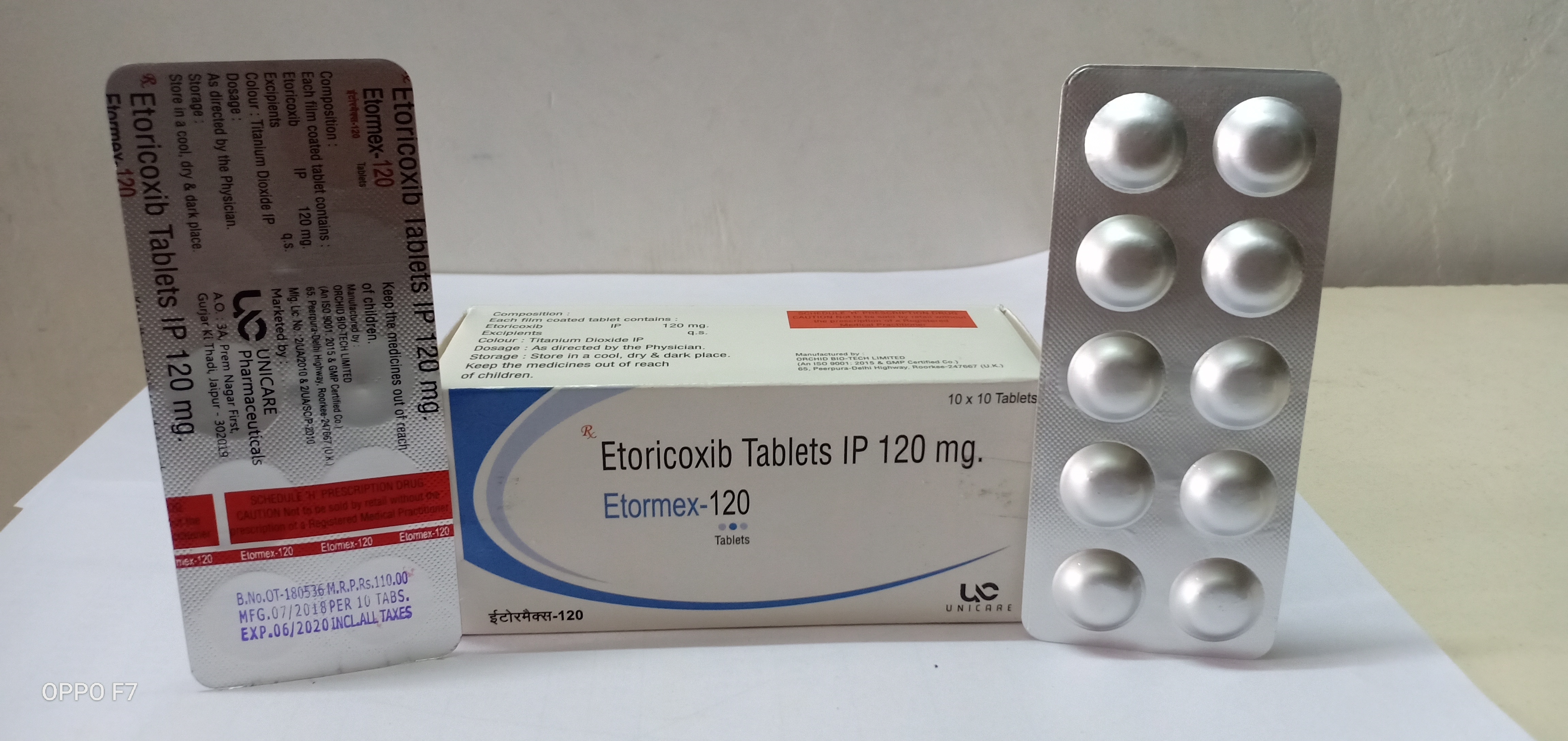 Etoricoxib 120mg Tablets