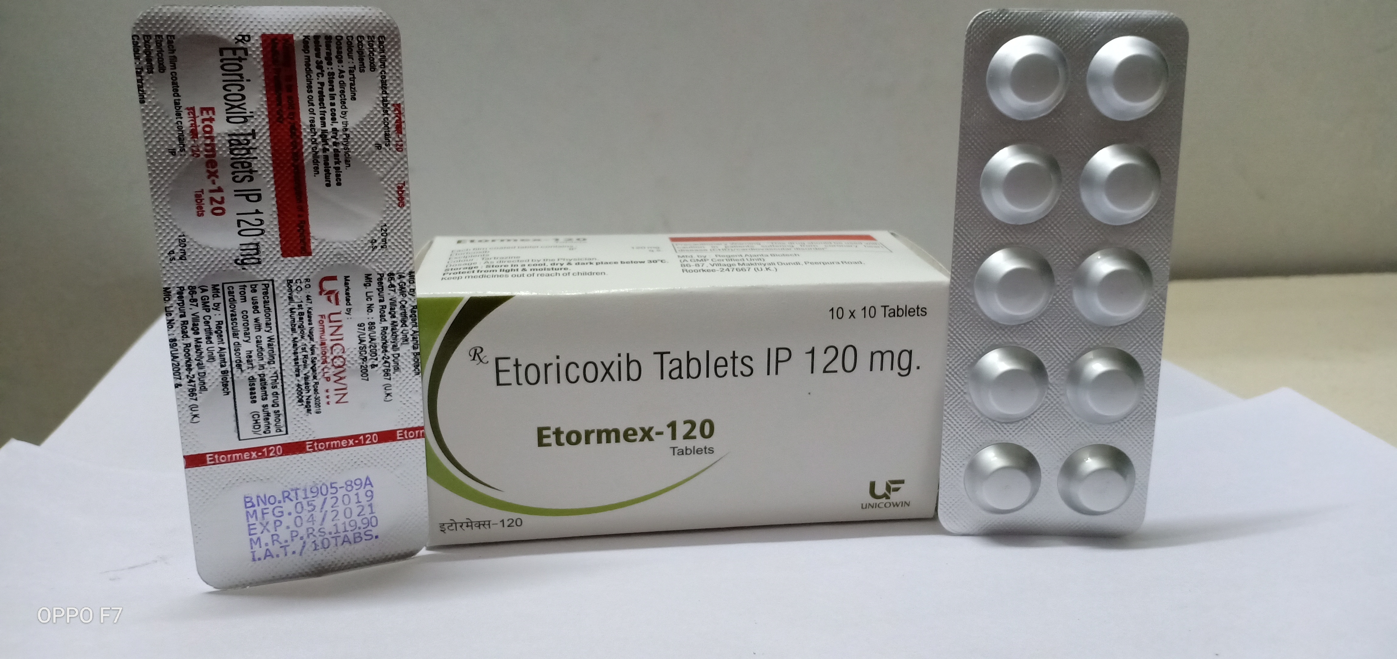 Etoricoxib 120mg Tablets