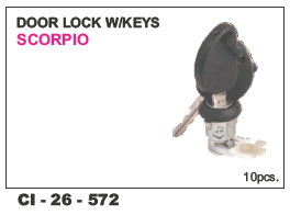 Door Lock Aw/keys Scorpio L/R