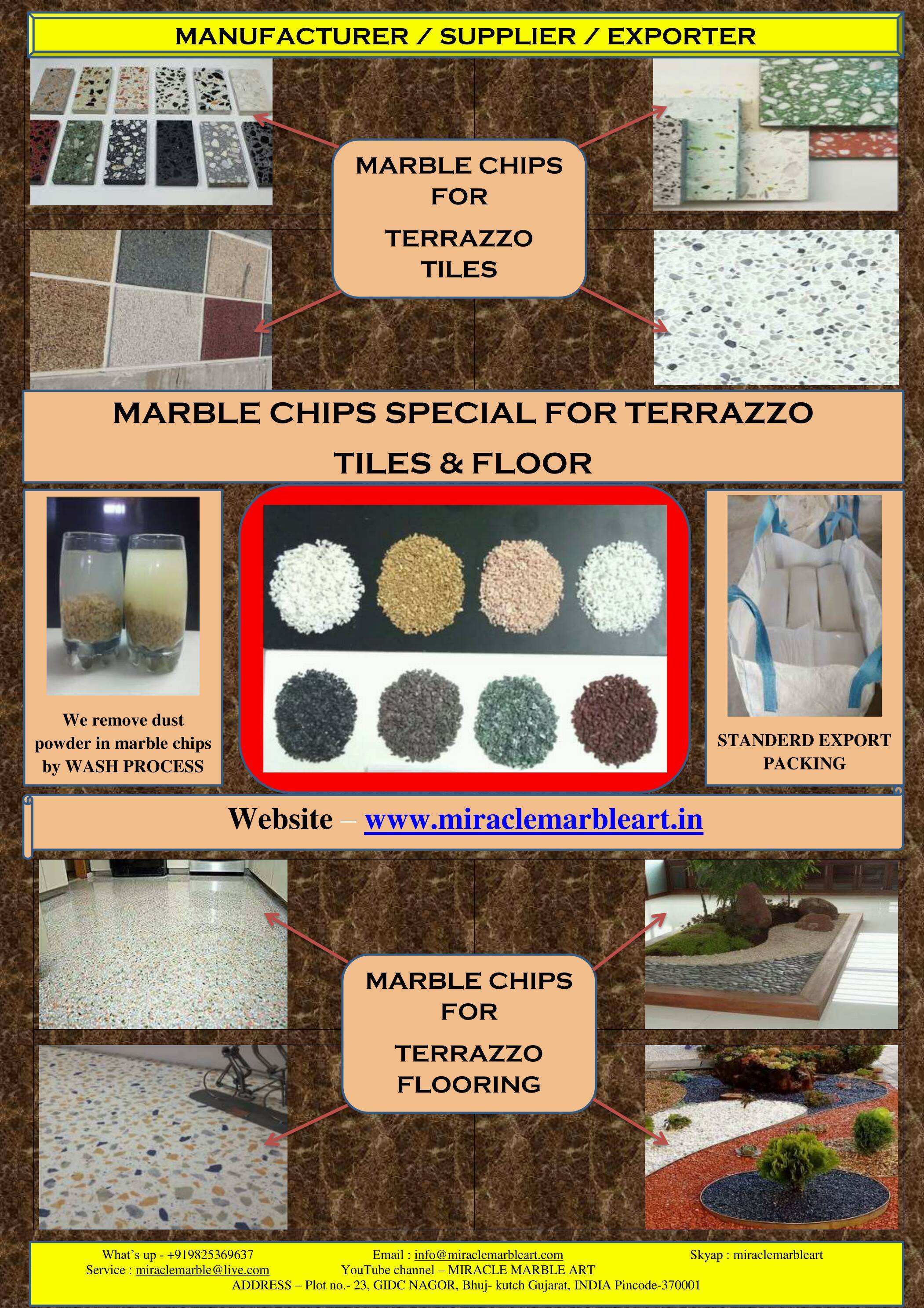 bulk supply wall cladding for White Marble Stone Chips and Marble Gravels