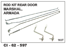 Rod kit Rear Door Marshal, Armada