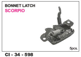Bonnet Latch Scorpio