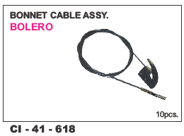 Bonnet Cable Assy Bolero