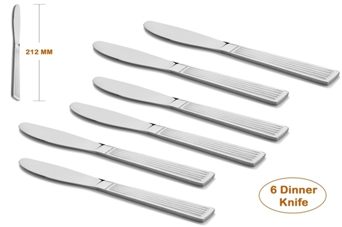 Shapes Alpine Dinner Knife 6 Pcs