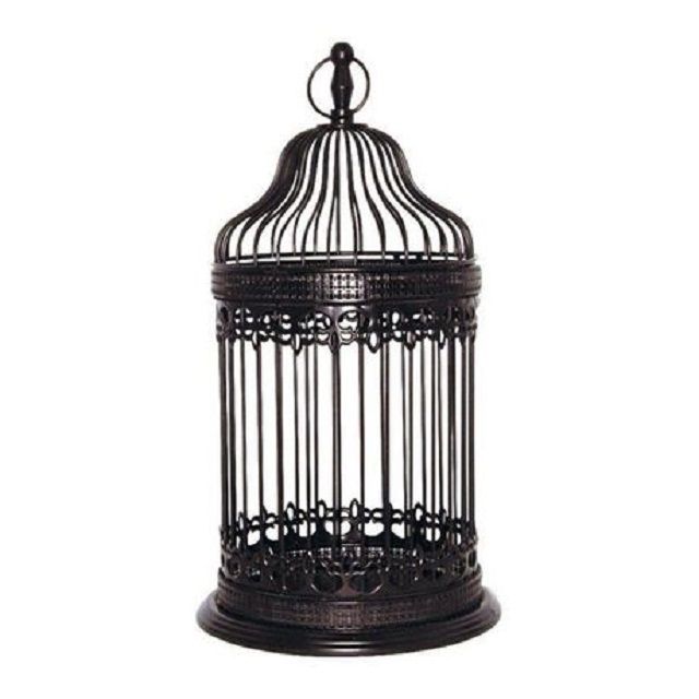 Hot Selling Small Antique Blue Square Iron Bird Cage