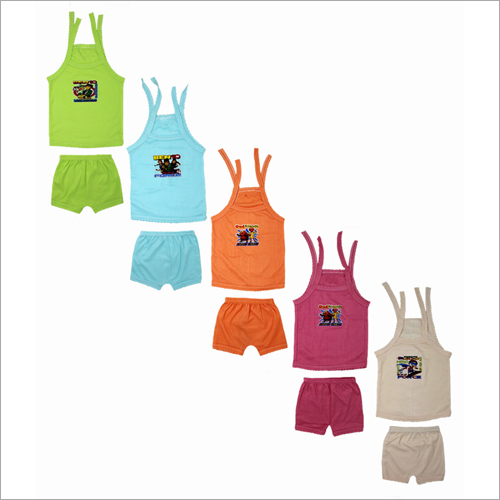 Kids Printed Vest and Short Set