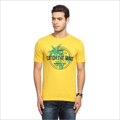 Mens Printed T Shirts - Cotton, Polyester, Nylon | Available in XS-XXL, All Color Options, Short Sleeves, Striped Pattern, Plus Size Availability
