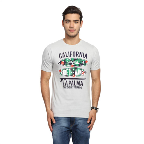 Mens Round Neck T Shirts - Cotton, Polyester, Nylon | Available in All Sizes [XS-XXL] & Colors, Short Sleeve, Printed Design