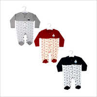 Baby Romper Set - Cotton Knitted, O-neck, 0-6 Months | Anti-wrinkle, Breathable, No Fade, Washable, Trendy Design For Boys