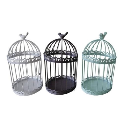 Round Metal Decorative Bird Cage