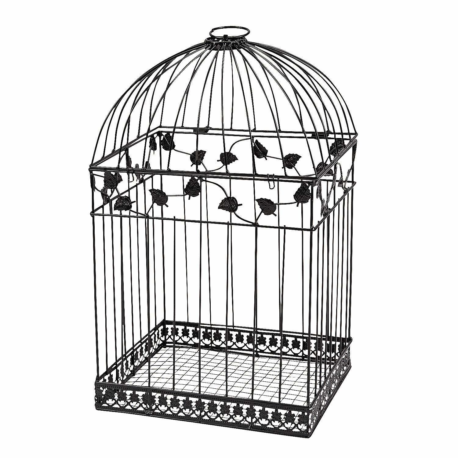 Round Metal Decorative Bird Cage