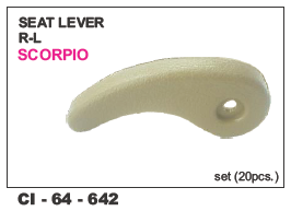 Seat Lever L/R Scorpio - Robust Design for 4-Wheeler | Includes Warranty for Enhanced Reliability and Performance