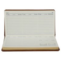 Mahavir Horizontal Slim Line Pocket Diary 2022 - Small Size - (Black)