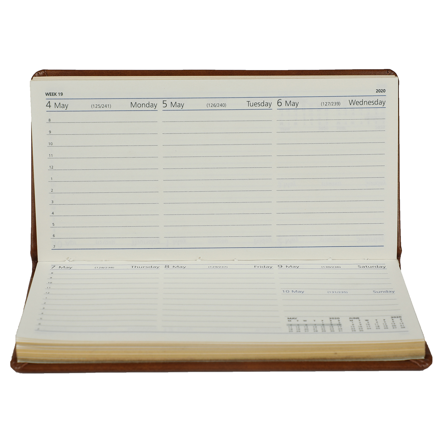Mahavir Horizontal Slim Line Pocket Diary
