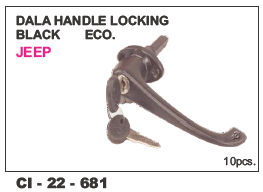 Dala Handle Locking Black Jeep Vehicle Type: 4 Wheeler