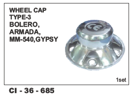 Wheel Cap Bolero Armada, Gypsy