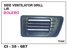 Side Ventilator Grill L/R Bolero