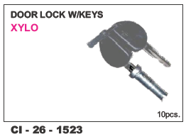 Door Lock w/keys XYLO