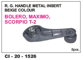 Rg Handle Metal Beige Color Bolero, Maximo, Scorpio