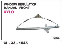 Window Regulator Manual Front Xylo L/R - Durable Automotive Component, 4 Wheeler Compatibility, Warranty Included