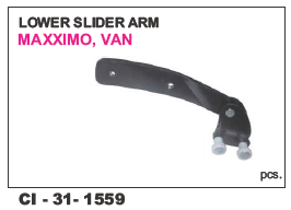Lower slider Arm Maximo, Van L/R