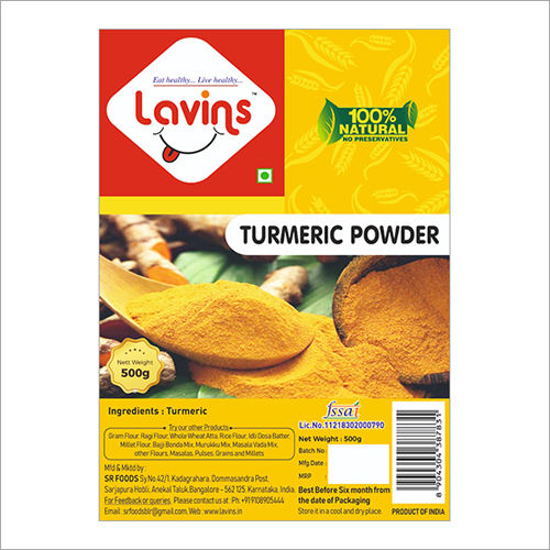 Dried Organic Turmeric Powder