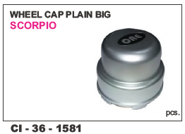 Wheel Cap Plain Big Scorpio