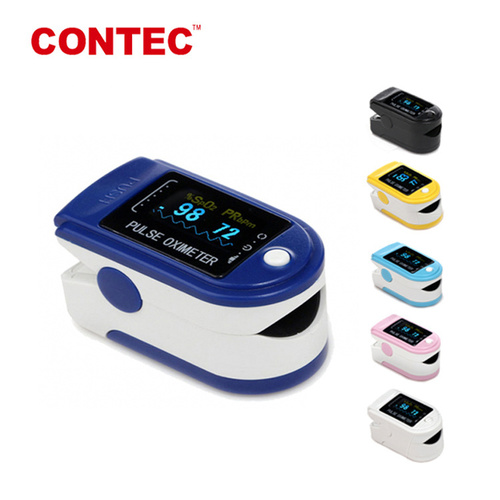 Fingertip Pulse Oximeter Cms 50D Color Code: Withe And Blue
