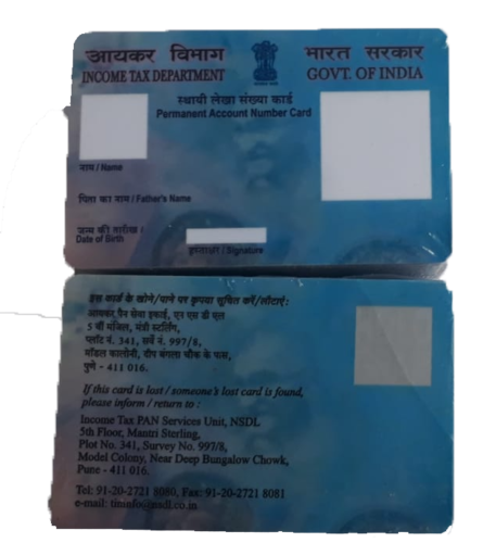 PRE-PRINT PAN CARD SUPPLIERS IN HYDERABAD