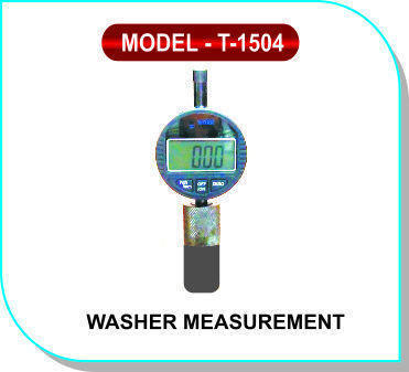 Washer Measurement Model- T- 1504