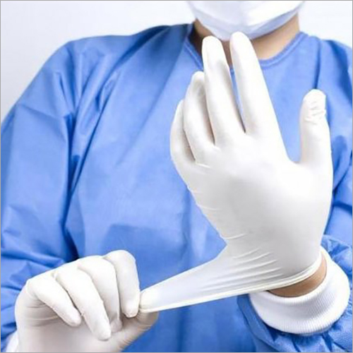 Surgical Medical Glove - Light Weight, Full Finger Size 7-8 Inches | White Color, Properly Stitched for Easy Removal and Reduced Risk of Contamination