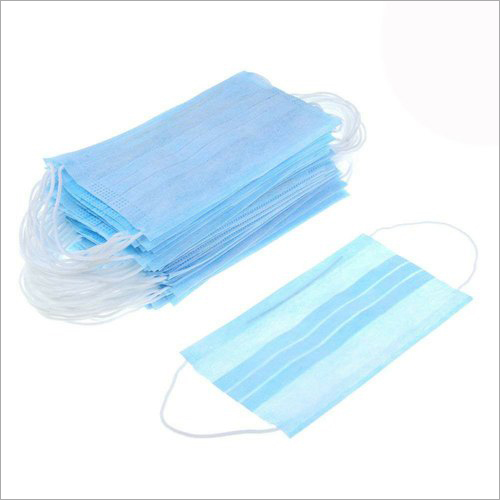 Blue 3 Ply Bacteria Filter Face Mask