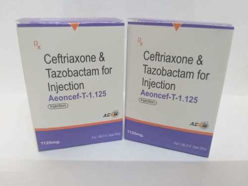 ceftiaxone 1000mg  tazobactum125mg