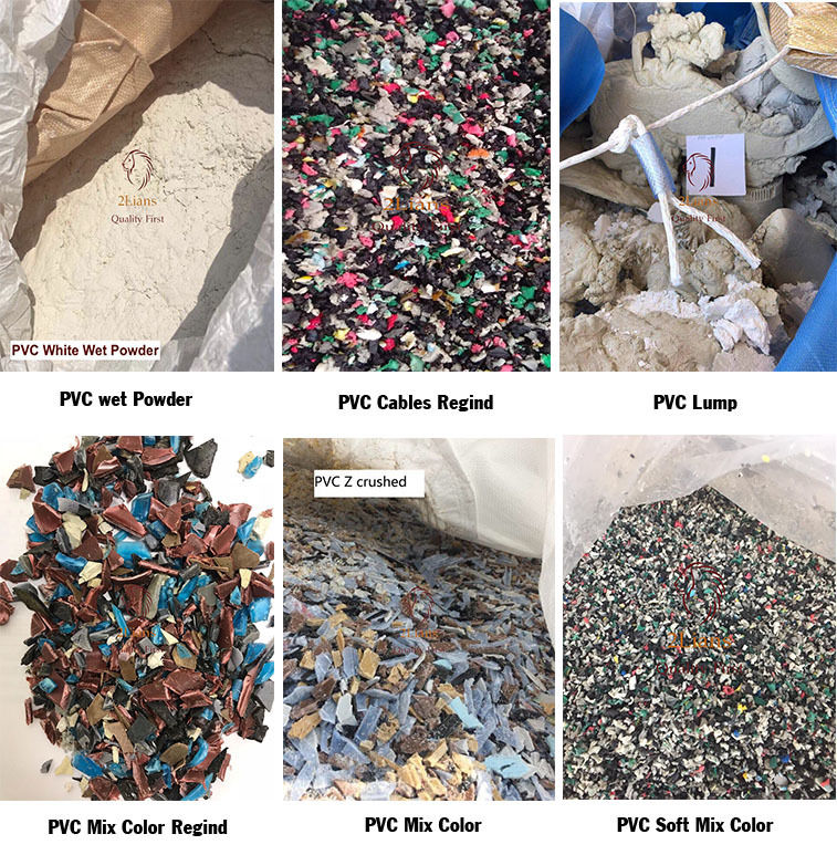 PVC Soft Mix Color pvc pipe scrap regrind Post Industrial Waste