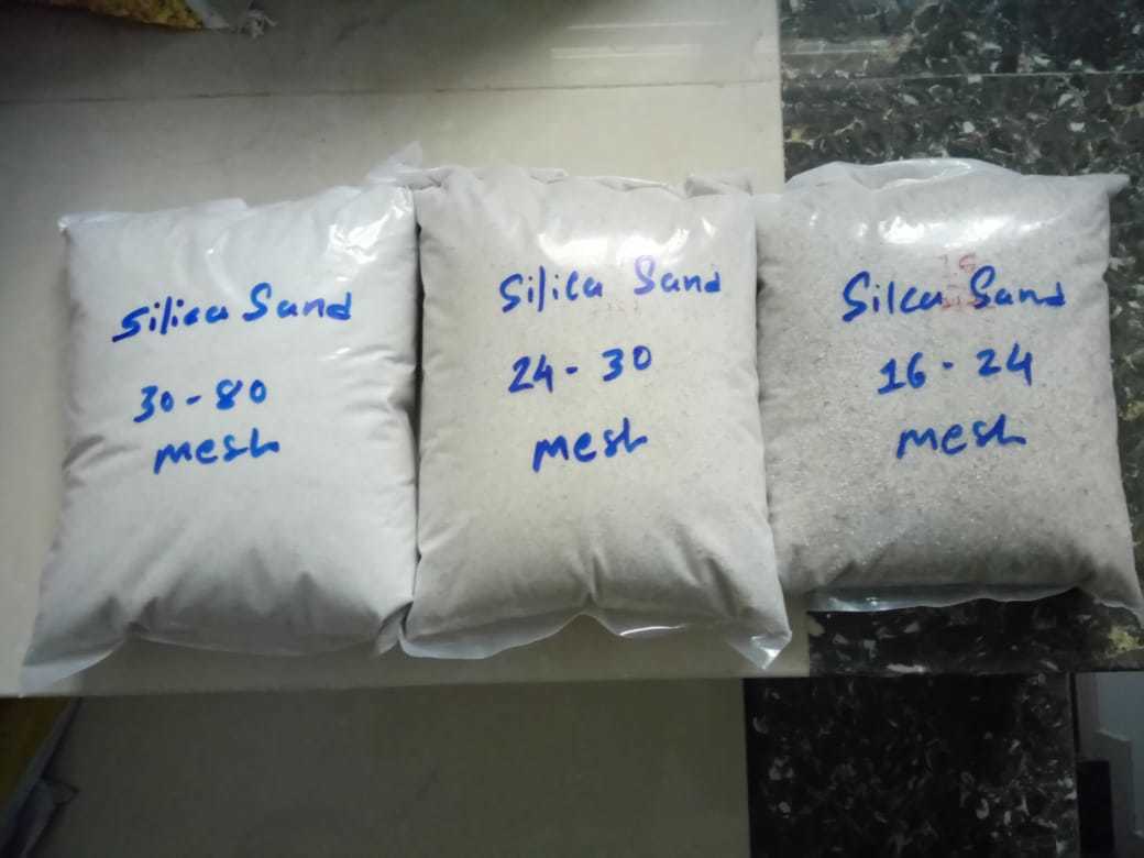 WASH AND DRY Natural Round Silica sand price per ton at Best Price