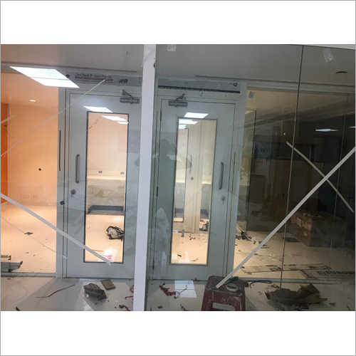 Transparent Glass Door