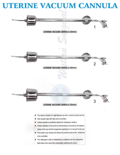 Uterine Vacuum Cannula By WESTERN SURGICAL