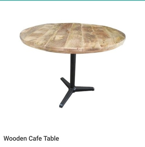 cafe wooden table