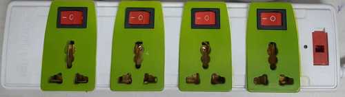 4+4 COLOUR POWER STRIP PLASTIC