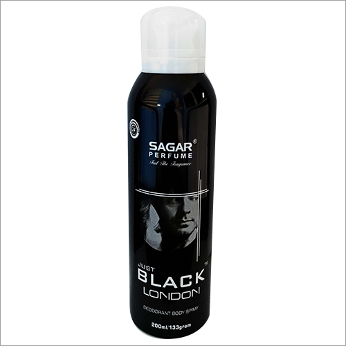 200ml Black London Deodorant Body Spray