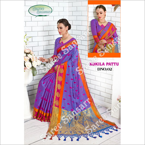 Ladies Kokila Pattu Saree