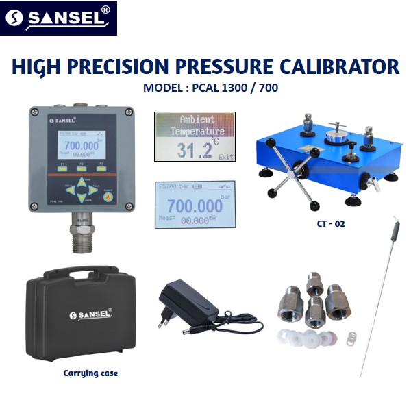 Commercial Pressure Calibrator With Pump