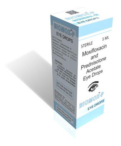 Moxifloxacin and Prednisolone Acetate Eye Drops