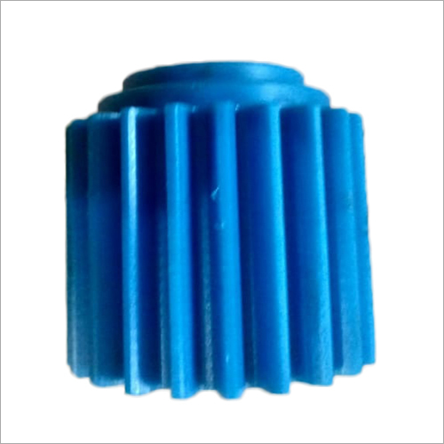 MOS2 22 Teeth Nylon Wheel - Cast Nylon Size 77 Blue Coating Thickness 74 | Industrial Textiles Spare Wheel Component